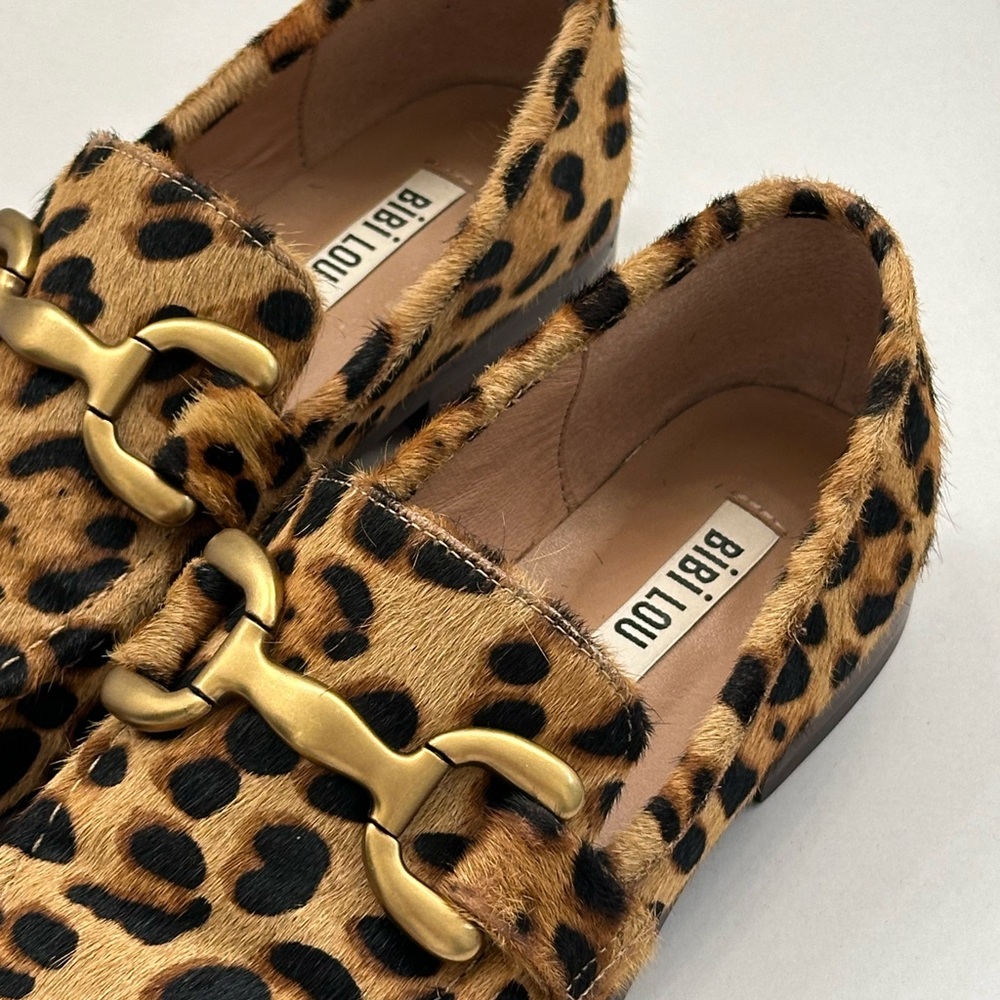 Bibi Lou Leopard Print Zagreb Loafers – Like New - Picture 4 of 14